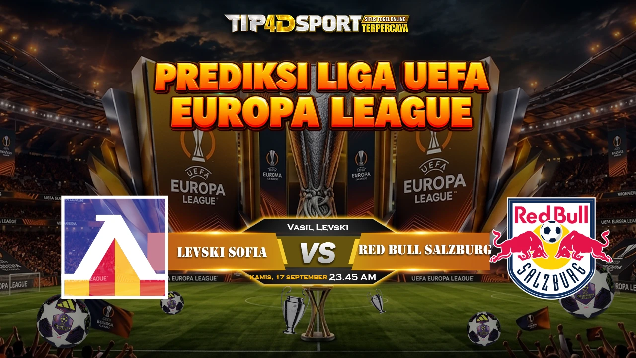 Levski Sofia vs Red Bull Salzburg dimulai pada 17 Sep 2026 pukul 16.45 waktu WIB di Stadion Georgi Asparuhov Stadium, Kota Sofia